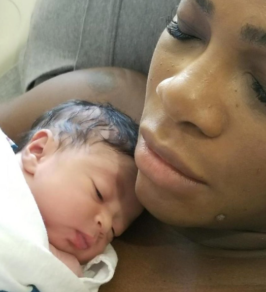Serena Williams Shares First Photo Of Daughter, Reveals Her Adorable Name
